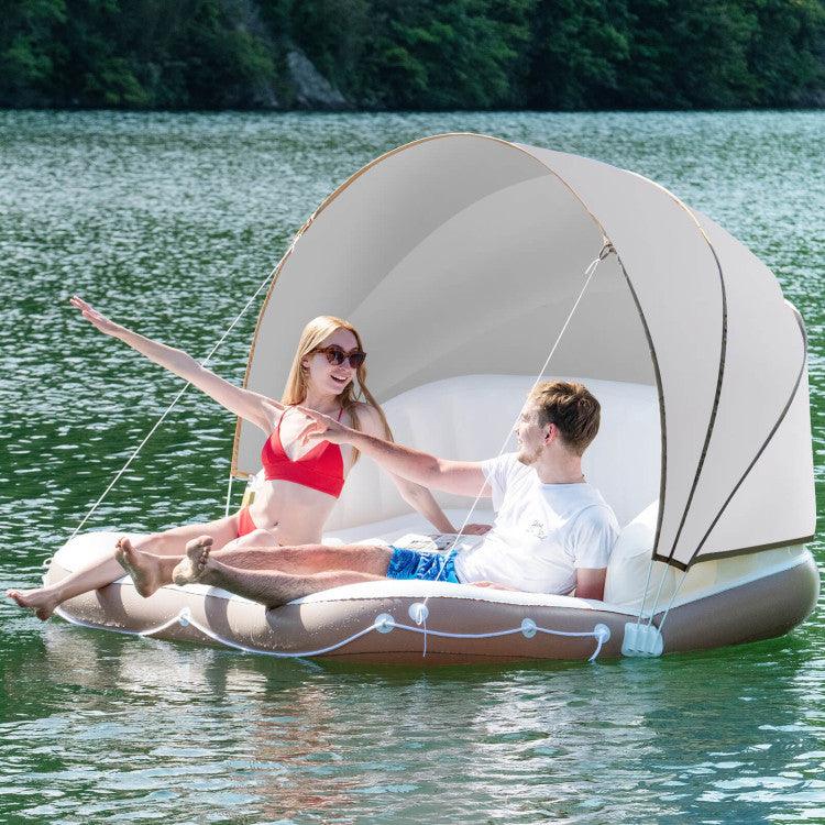 LazySwim™ Inflatable Pool Float Lounge Swimming Raft - Lazy Pro