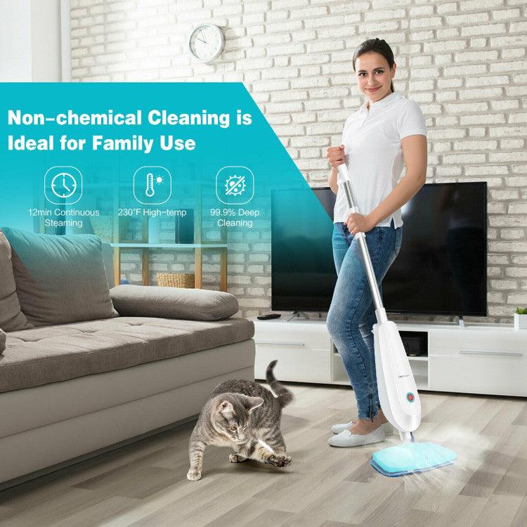 LazyVac™ 1100 W Electric Steam Mop with Water Tank for Carpet - Lazy Pro