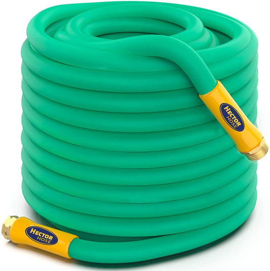 Pocket Garden Water Hose Lightweight - Drinking Water Safe with Solid Brass Fittings - Burst Strenght 500 psi Leak-Free 3 Layers