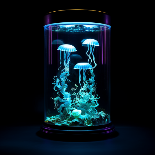 Lazy Jelly 5-Colors LED Jellyfish Lamp USB Table Aquarium Night Light