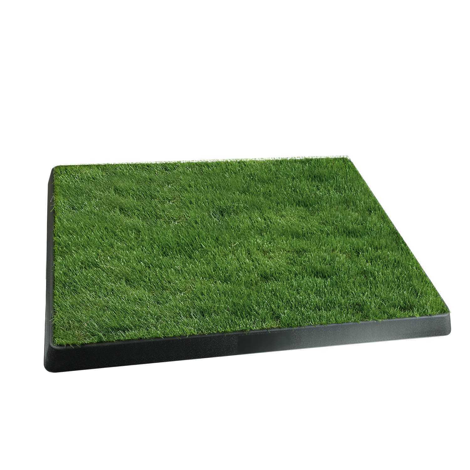 Dog Potty Training Artificial Grass Pad Pet Cat Toilet Trainer Mat Puppy Loo Tray Turf - Lazy Pro