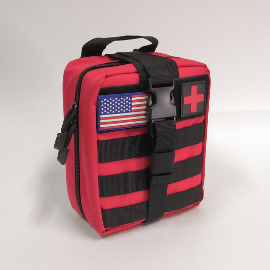 Tactical First Aid Bag - Detachable Medical Kit with Emergency Supplies for EMT, Survival