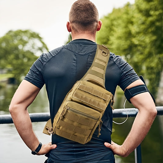 7L Capacity Adjustable Tactical Chest Bag Waterproof Portable Waist Shoulder Crossbody Backpack