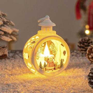 LazyPro Christmas Decorations For Home Santa Claus Snowman Lantern Light Christmas Tree Ornaments Xmas Gifts Navidad 2021 New Year 2022