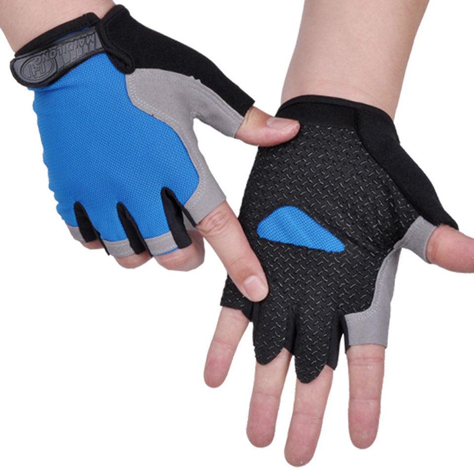 Lazy Bot H1 Cycling Anti-slip Anti-sweat Men Women Half Finger Gloves Breathable Anti-shock Sports Gloves Bike Bicycle Glove - Lazy Pro