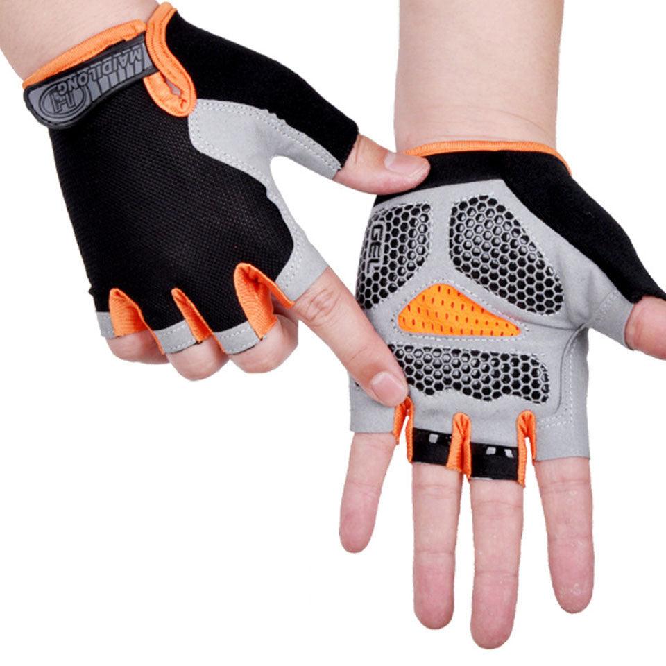 Lazy Bot H1 Cycling Anti-slip Anti-sweat Men Women Half Finger Gloves Breathable Anti-shock Sports Gloves Bike Bicycle Glove - Lazy Pro