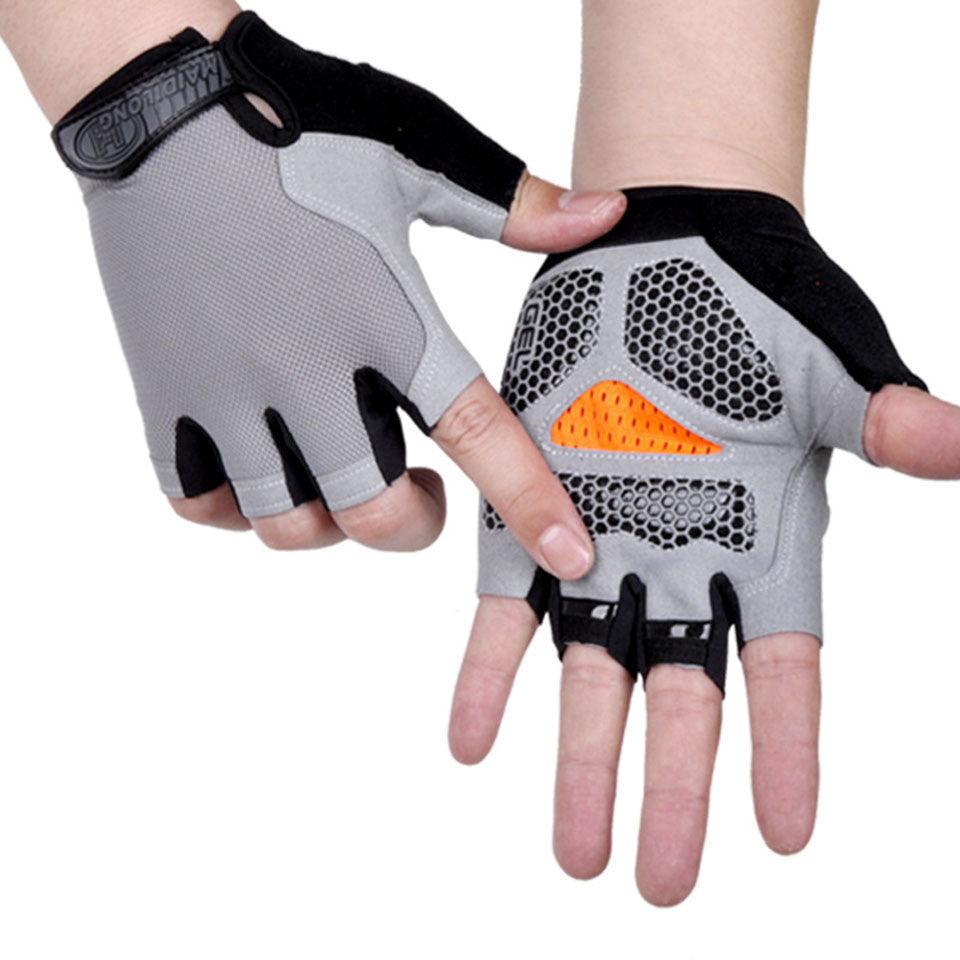 Lazy Bot H1 Cycling Anti-slip Anti-sweat Men Women Half Finger Gloves Breathable Anti-shock Sports Gloves Bike Bicycle Glove - Lazy Pro