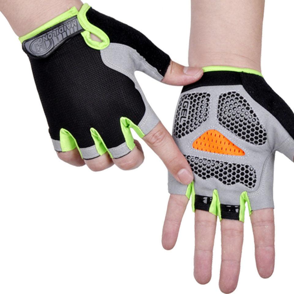 Lazy Bot H1 Cycling Anti-slip Anti-sweat Men Women Half Finger Gloves Breathable Anti-shock Sports Gloves Bike Bicycle Glove - Lazy Pro