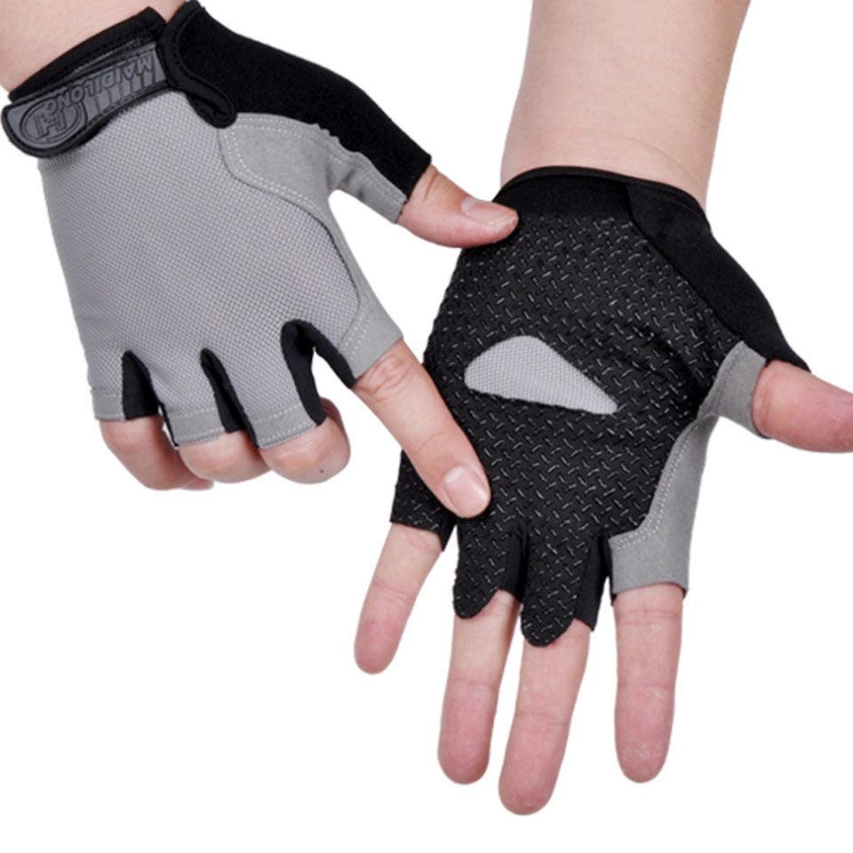 Lazy Bot H1 Cycling Anti-slip Anti-sweat Men Women Half Finger Gloves Breathable Anti-shock Sports Gloves Bike Bicycle Glove - Lazy Pro