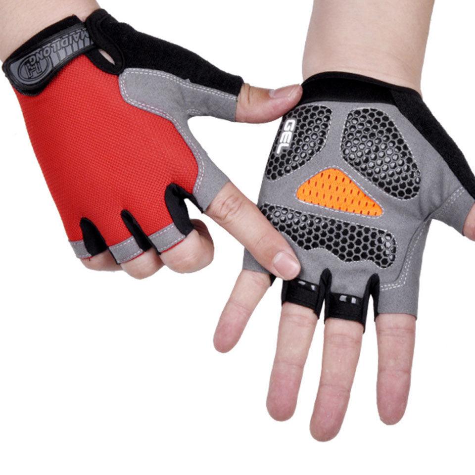 Lazy Bot H1 Cycling Anti-slip Anti-sweat Men Women Half Finger Gloves Breathable Anti-shock Sports Gloves Bike Bicycle Glove - Lazy Pro