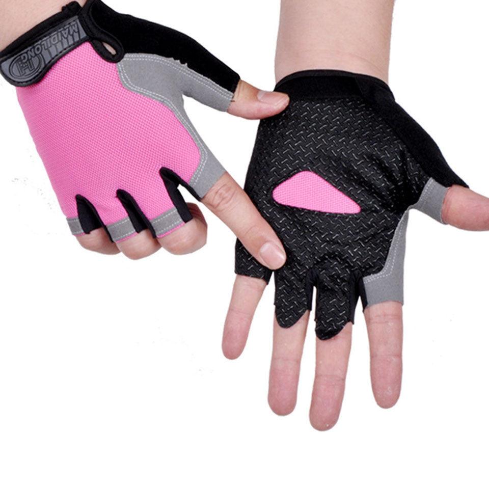 Lazy Bot H1 Cycling Anti-slip Anti-sweat Men Women Half Finger Gloves Breathable Anti-shock Sports Gloves Bike Bicycle Glove - Lazy Pro