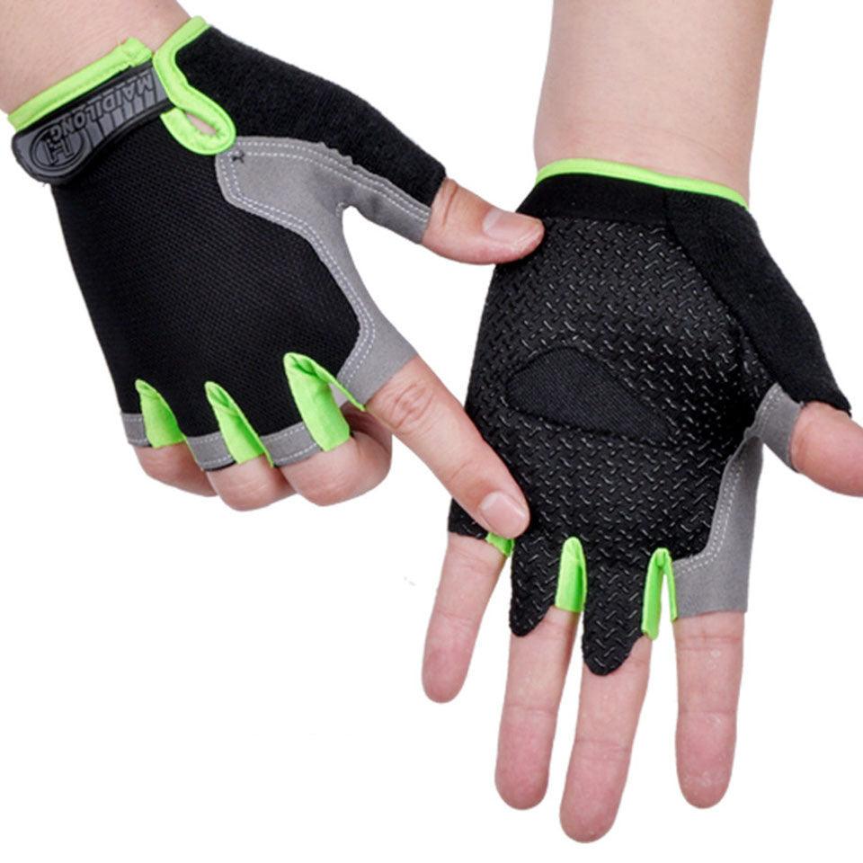 Lazy Bot H1 Cycling Anti-slip Anti-sweat Men Women Half Finger Gloves Breathable Anti-shock Sports Gloves Bike Bicycle Glove - Lazy Pro