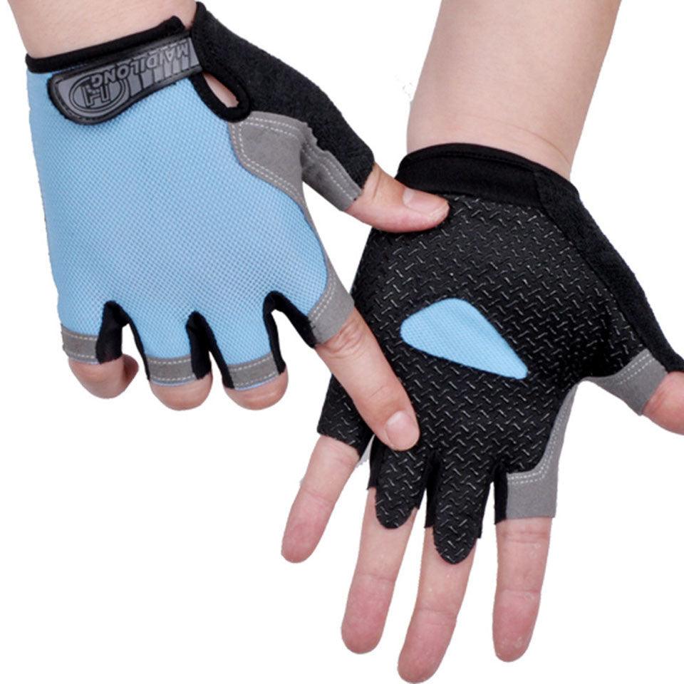 Lazy Bot H1 Cycling Anti-slip Anti-sweat Men Women Half Finger Gloves Breathable Anti-shock Sports Gloves Bike Bicycle Glove - Lazy Pro