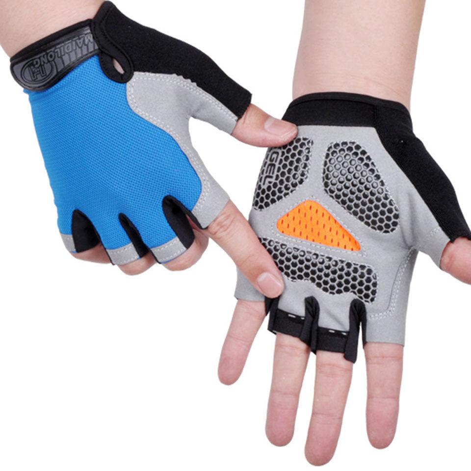 Lazy Bot H1 Cycling Anti-slip Anti-sweat Men Women Half Finger Gloves Breathable Anti-shock Sports Gloves Bike Bicycle Glove - Lazy Pro