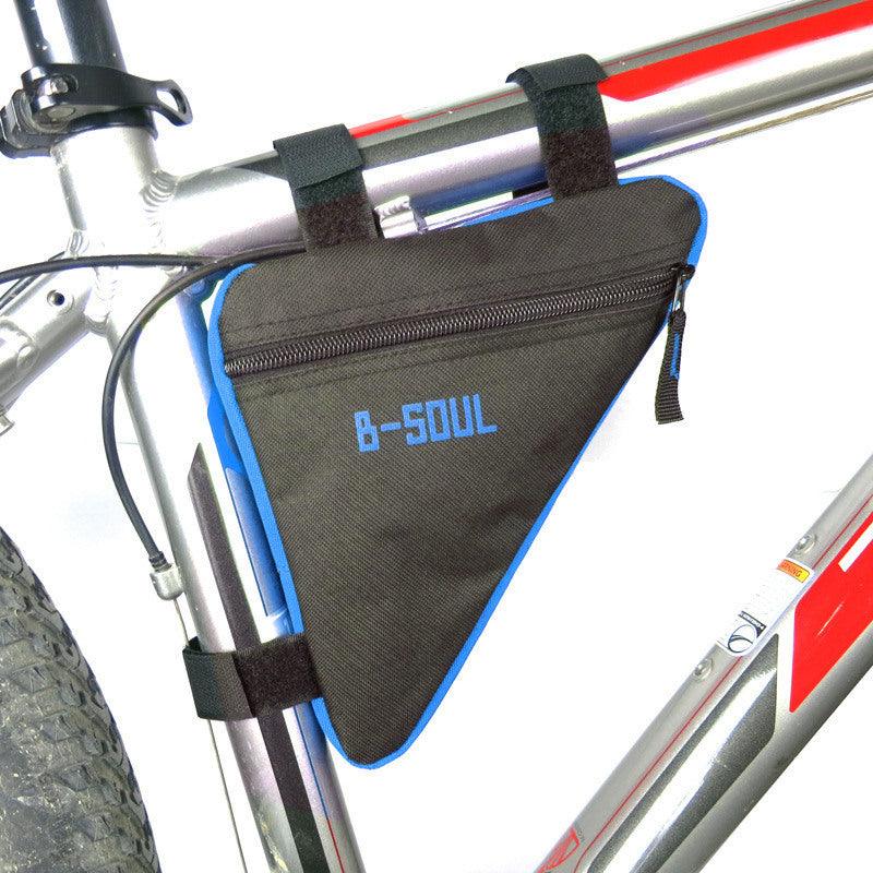 Lazy Bot Saddle bag riding bicycle mountain bike bag triangle tool kit upper tube beam bag bicycle equipment accessories - Lazy Pro
