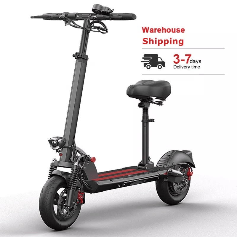 Lazy Bot™ Q4 500W 48V 12.5ah E-Scooters Off Road Foldable 10 inches Long Range E-Scooter With Seat - Lazy Pro
