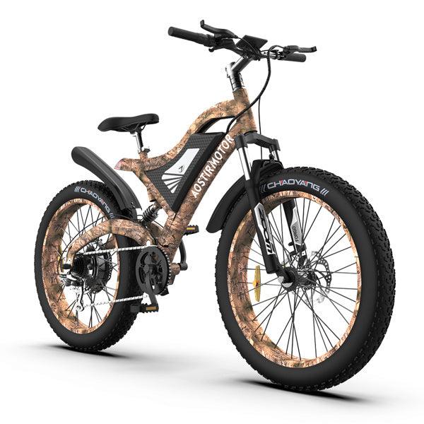 LazyBike Explorer Pro 26" 1500W Electric Bike Fat Tire 48V 15AH Removable Lithium Battery for Adults S18-1500W - Lazy Pro