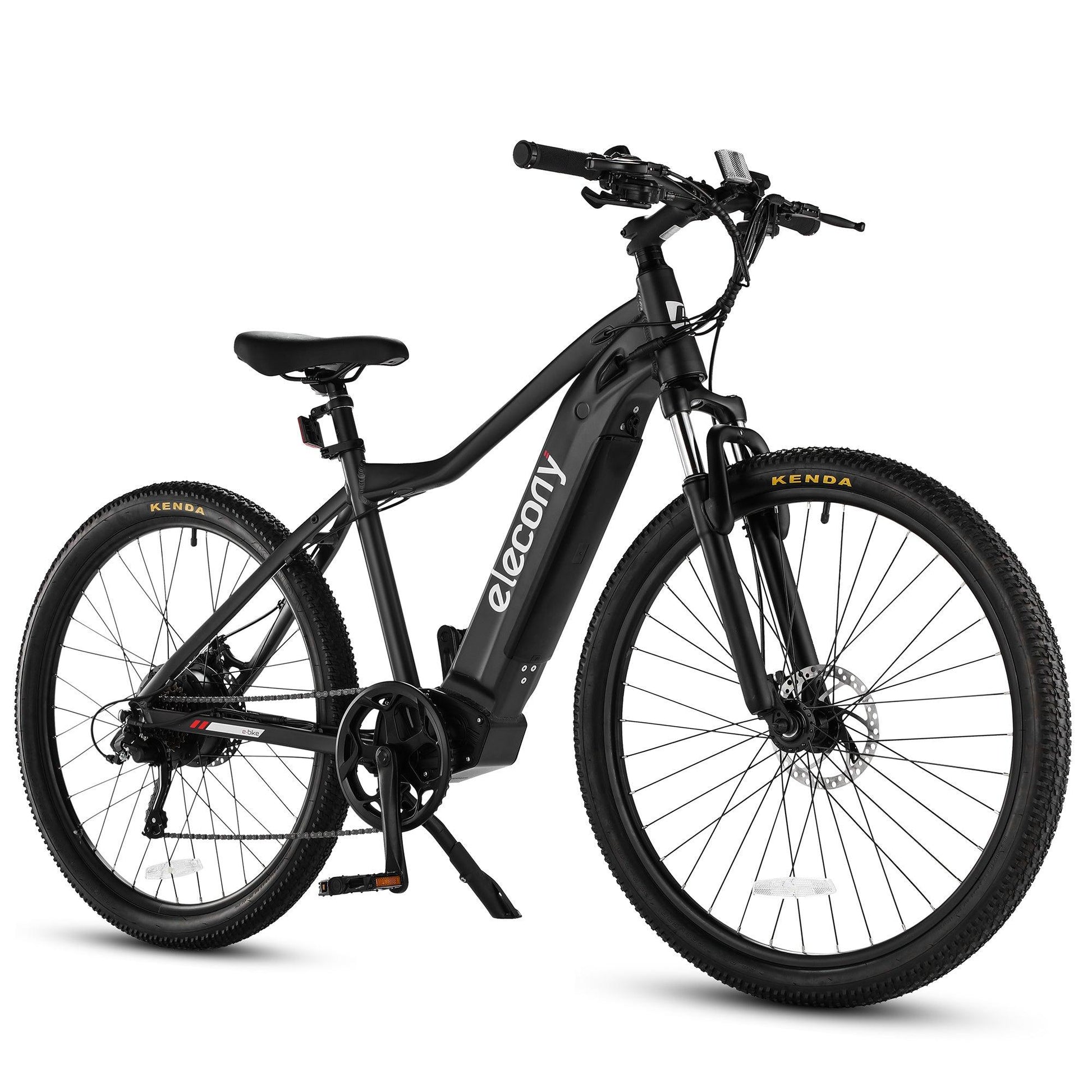 LazyBot Electric 27.5" Adults Bike, Removable Hidden 36V 10Ah Lithium Battery 350W Brushless Motor City Ebike, 20MPH Assist, Disc Brake, 7 Speed System - Lazy Pro