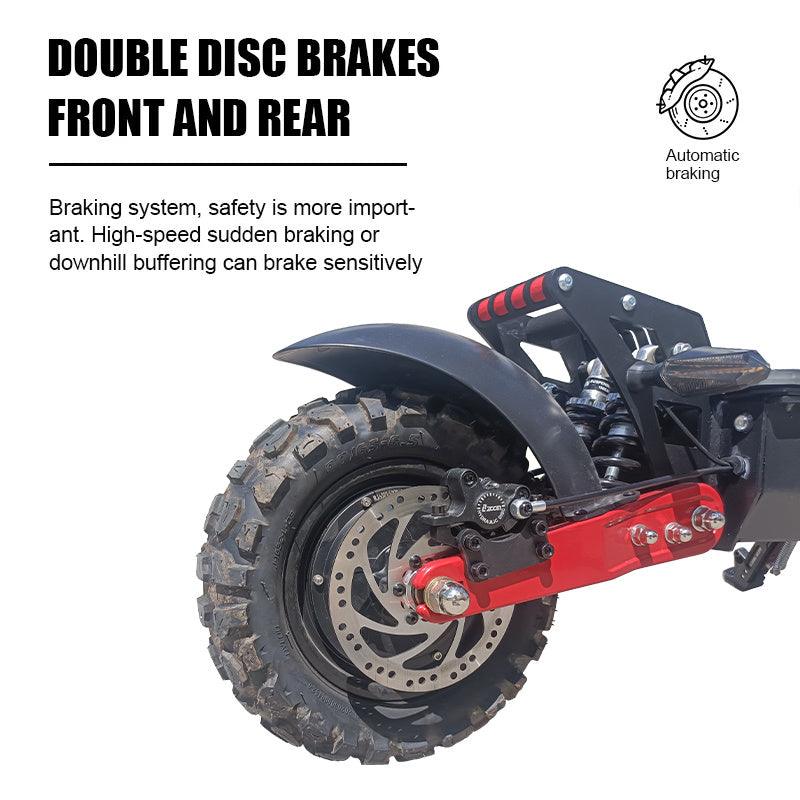 LazyBot Explorer 3200W 60V Dual Motor E-scooter Foldable Stronge Tire Adult Off Road Electronic Scooter - Lazy Pro