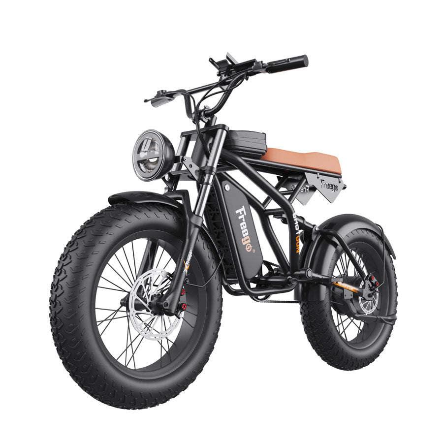 LazyBot GT01 Fat Tires Off Road Electric Bike 1200W Powerful Motor out