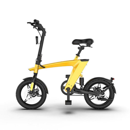 LazyBot H1 Foldable Electric Bike 250W 36V 10AH 14 Inches Tire Electric Bike With Pedal Assist 100KG Load