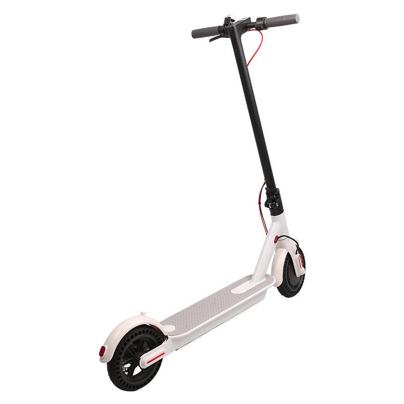 LazyBot J03 PRO Electric Scooter White 8.5" Tires Up to 17/22 Miles Range 350W Motor 19 MPH - Lazy Pro