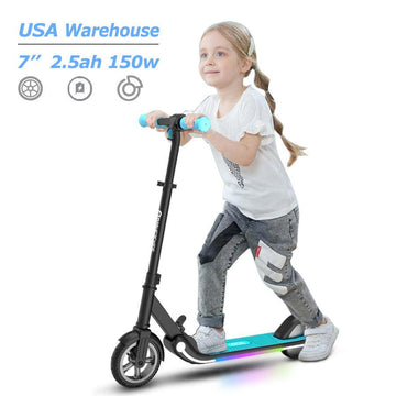 LazyBot K3 - Kids Scooter Boys Girls Adjustable Safety Two Wheels Kids Electric Scooter - Lazy Pro