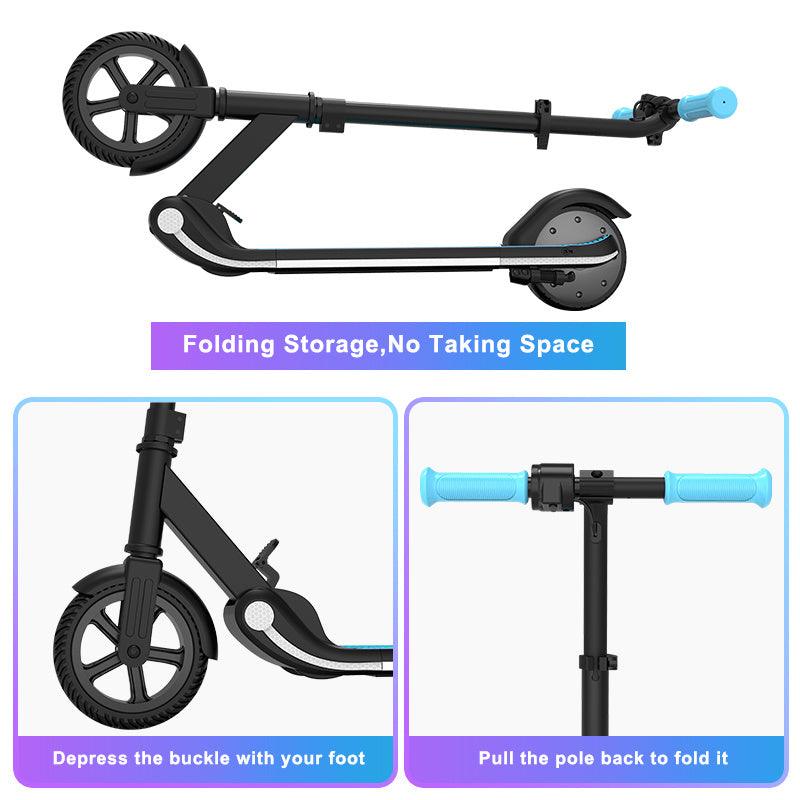 LazyBot K3 - Kids Scooter Boys Girls Adjustable Safety Two Wheels Kids Electric Scooter - Lazy Pro