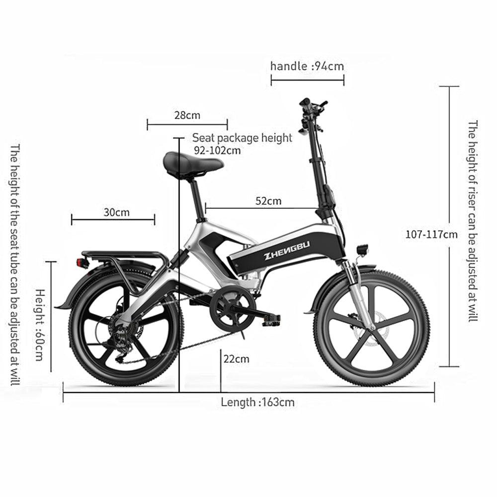 LazyBot K6 Electric Bike for Adults 500W Motor 48V 10AH/12.8Ah, Shimano - Lazy Pro