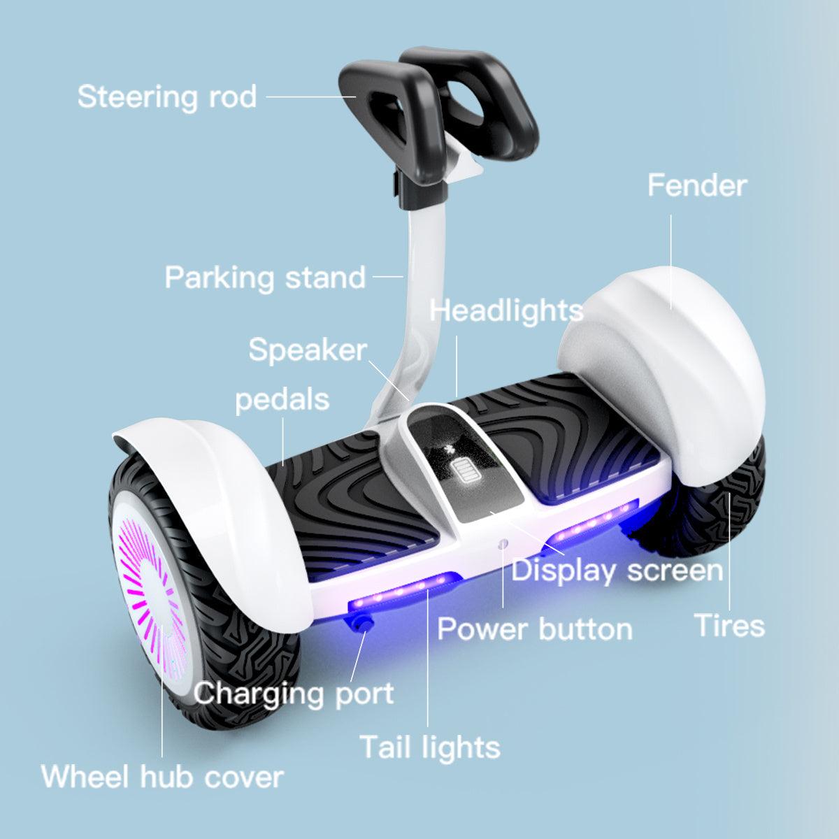 LazyBot K8 Electric Scooter 10 Inches Tire 700W Battery 36V 4AH Electric Self-Balancing scooter 80KG Load - Lazy Pro