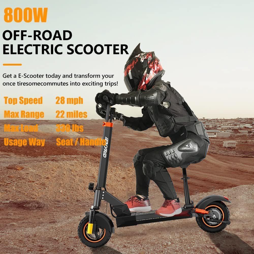LazyBot M4 PRO S+ Adult Pro Electric Scooter 800w 48V 10AH Adult Off-Road 10inch Two Wheel Folding E Scooter - Lazy Pro