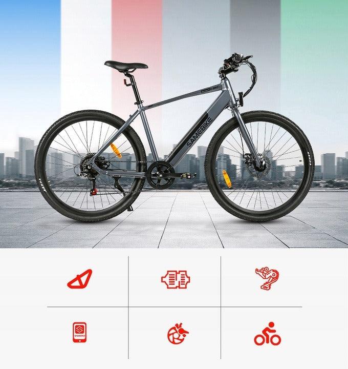 LazyBot Oregon Pro Electric Bicycle 36V 350W 10AH 7S speed 80KM 150KG +APP - Lazy Pro