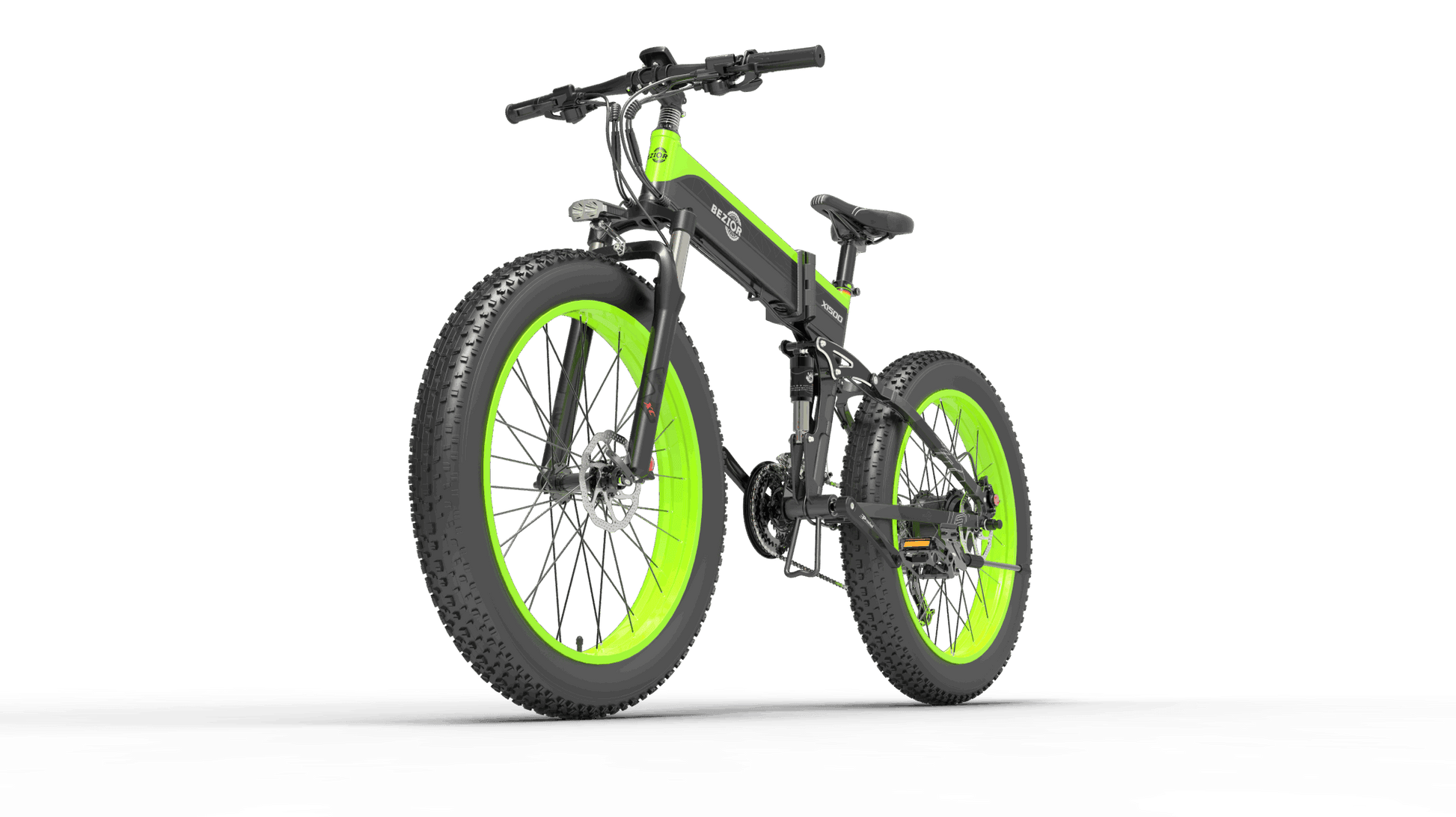 LazyBot X1500 MAX Full Suspension 1500W Motor 48V 26inch Wheel Foldable Electric Bike - Lazy Pro