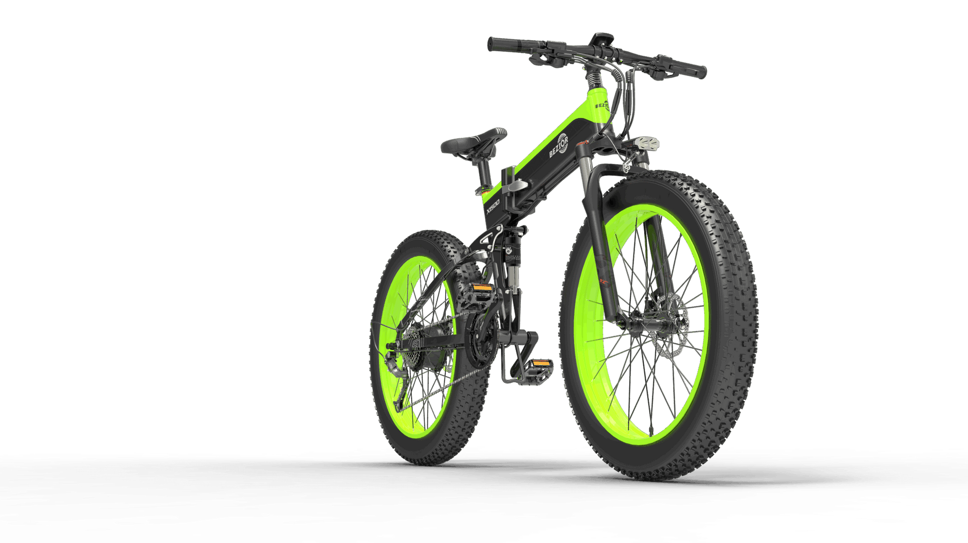 LazyBot X1500 MAX Full Suspension 1500W Motor 48V 26inch Wheel Foldable Electric Bike - Lazy Pro