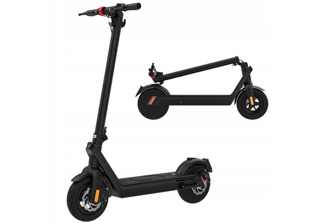 LazyBot X9 Double disc brakes 1100W 850W 100KM 100KG 48V +LED 10-inch explosion-proof tires Wide pedals Removable battery E Bike - Lazy Pro