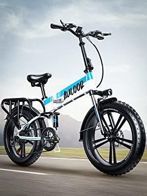 LazyBot™ 20H1F 750W Foldable Electric Bike for Adults with 20'x4'Fat Tire; E Bikes MTB with LG 48V 12.8Ah Battery Shimano 7-Speed Ebike - Lazy Pro