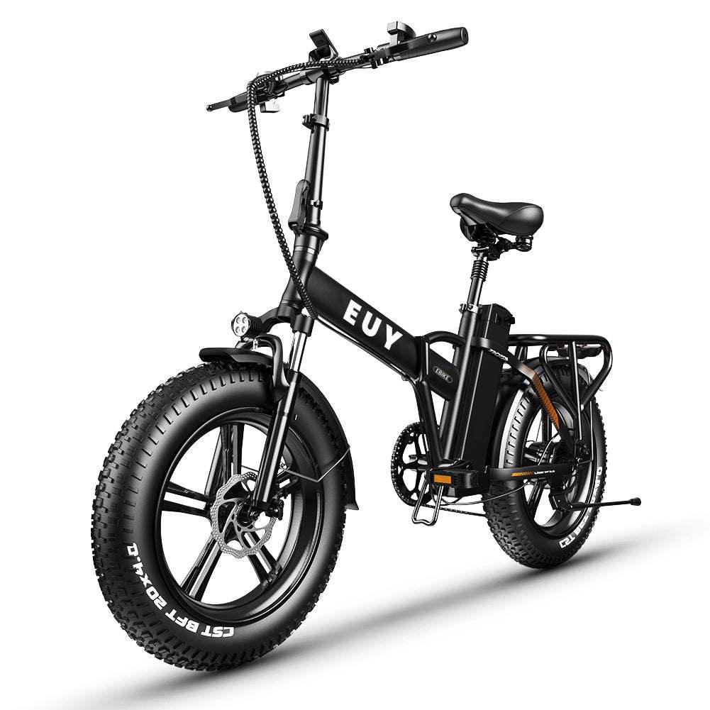 LazyBot™ EUY 750w Electric Bike for Adults; 20' x4.0 'Fat Tire Foldable Ebikes with 48V 18Ah Removable Battery Dual Shock Absorber Shimano 7 Speed Electric Bicycles for Urban Beach Snow Off-Road - Lazy Pro