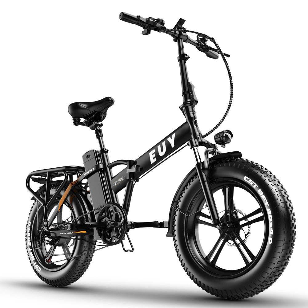 LazyBot™ EUY 750w Electric Bike for Adults; 20' x4.0 'Fat Tire Foldable Ebikes with 48V 18Ah Removable Battery Dual Shock Absorber Shimano 7 Speed Electric Bicycles for Urban Beach Snow Off-Road - Lazy Pro