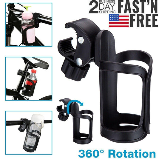 LazyBot™ Water Bottle Cage Mount Drink Bicycle Handlebar Bike Cup Holder Cycling Beverage