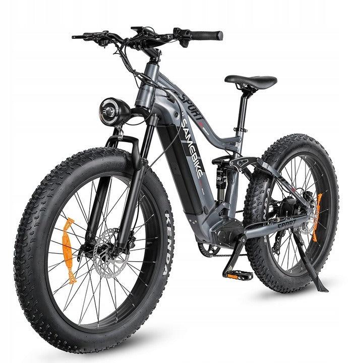 LazyBot™ Wyoming D4 Electric Bike750W 48V 17AH 120KM 150KG 26KENDA fat tires Shimano 21S shifting + LCD meter + USB charging hole Electric Mountain Bike - Lazy Pro