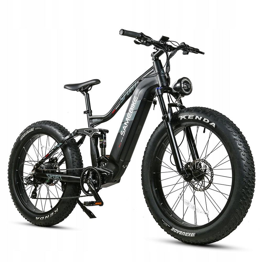 LazyBot™ Wyoming D4 Electric Bike750W 48V 17AH 120KM 150KG 26KENDA fat tires Shimano 21S shifting + LCD meter + USB charging hole Electric Mountain Bike - Lazy Pro