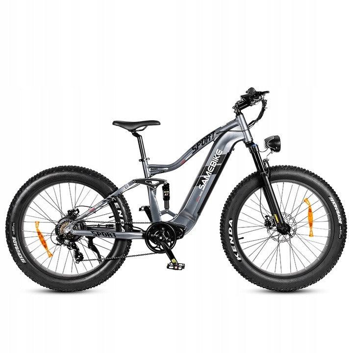 LazyBot™ Wyoming D4 Electric Bike750W 48V 17AH 120KM 150KG 26KENDA fat tires Shimano 21S shifting + LCD meter + USB charging hole Electric Mountain Bike - Lazy Pro