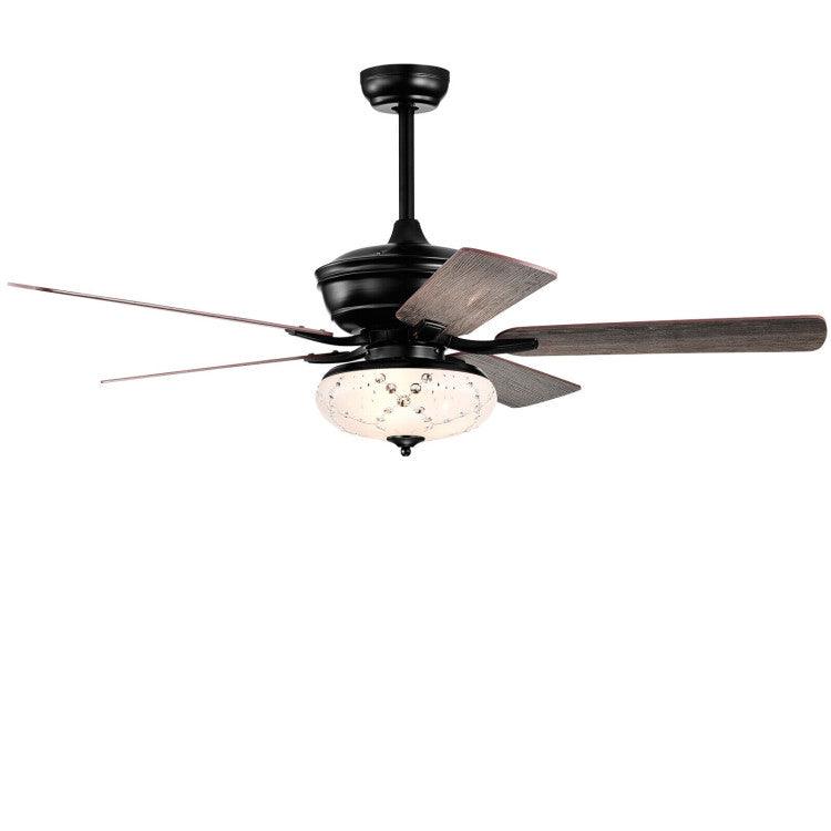 LazyLighting™ 52 Inch Ceiling Fan with 3 Wind Speeds and 5 Reversible Blades - Lazy Pro