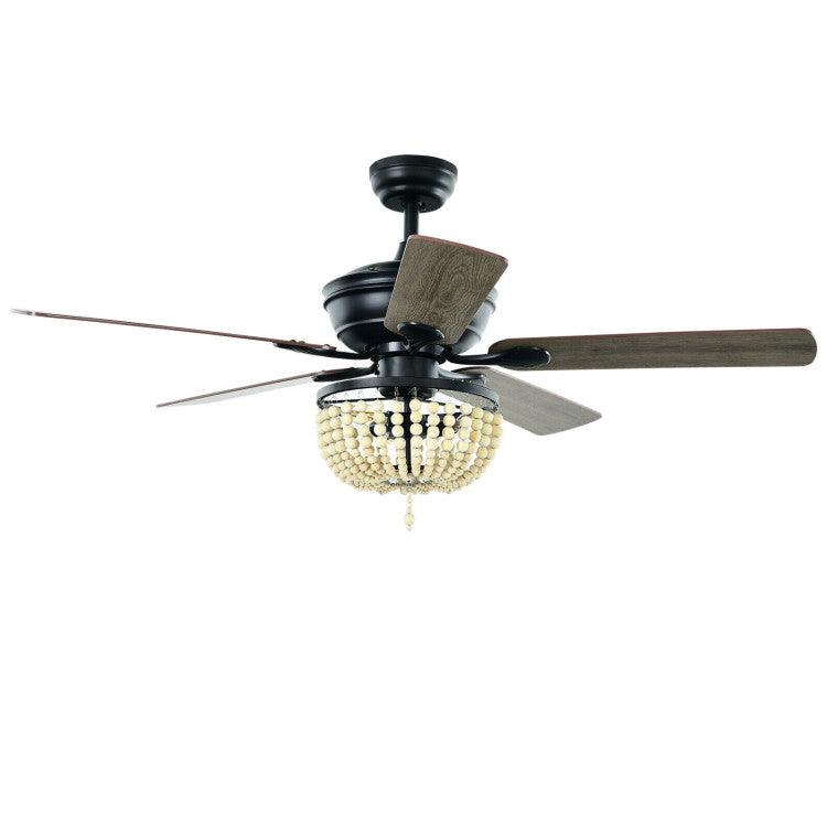 LazyLighting™ 52 Inch Retro Ceiling Fan Light with Reversible Blades Remote Control - Lazy Pro