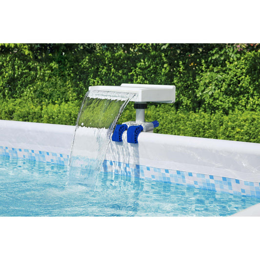 LazyPool™ Soothing LED Waterfall Above Ground Pool Accessory
