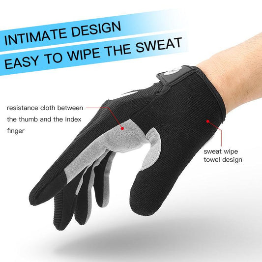 LazyPro™ Bicycle Full Finger Cycling Bike Gloves Absorbing Sweat for Men and Women Bicycle Riding Outdoor Sports Protector