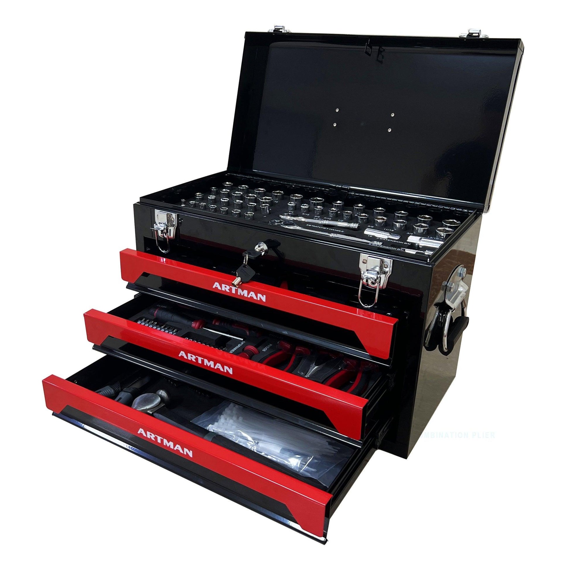 LazyPro™ D53 - DRAWERS TOOL BOX WITH TOOL SET - Lazy Pro