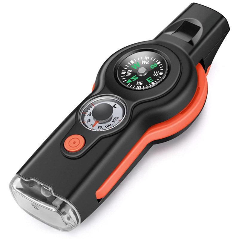 LazyPro™ G1 7-in-1 Multifunctional Outdoor Emergency Survival Whistle With Lanyard For Cycling, Hiking, Fishing, Rescue Signaling - Lazy Pro