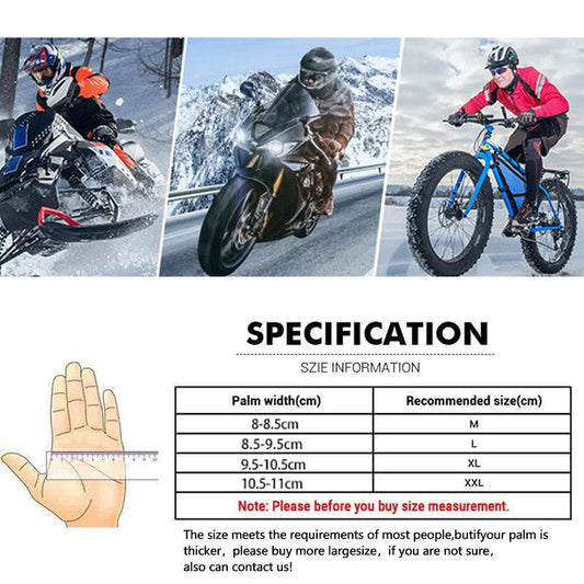 LazyPro™ G2 Motorcycle Gloves Windproof Waterproof Guantes Moto Men Motorbike Riding Gloves Touch Screen Moto Motocross Gloves Winter