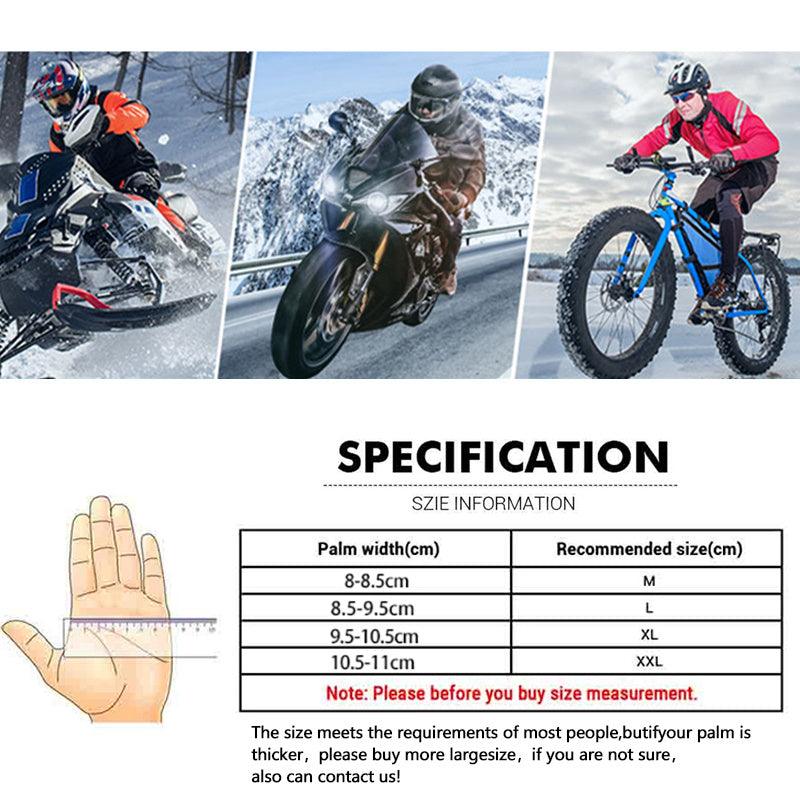 LazyPro™ G2 Motorcycle Gloves Windproof Waterproof Guantes Moto Men Motorbike Riding Gloves Touch Screen Moto Motocross Gloves Winter - Lazy Pro